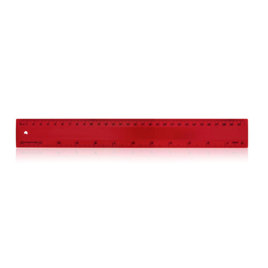 Australian Made Rulers Desk Red